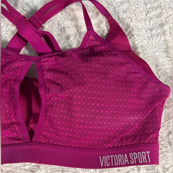 Victoria’s Secret Sport Neon Fuchsia Sports Bra 36C - Picture 3 of 5